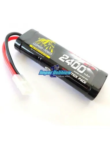 Batería Stick Pack 7 2V 2400mah NiMh conector Tamiya Leopard Power