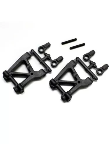 Rear Suspension Arm Set - Carbon Hard Kyosho FW-05R / V-One S / RR VZ004H - Xray NT1 By KM Racing