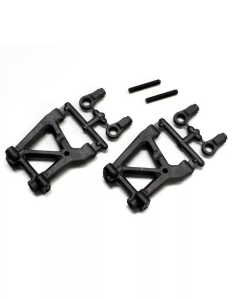 Rear Suspension Arm Set - Carbon Hard Kyosho FW-05R / V-One S / RR VZ004H - Xray NT1 By KM Racing