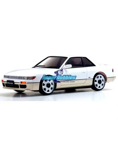 Carrocería pintada 90mm Kyosho Mini-Z AWD Nissan Silvia S13 Warm White Two-Tone MZP435WT - Pintadas y decoradas 90mm - Auto Scal