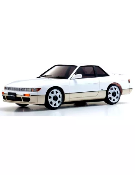 Painted Body 90mm Kyosho Mini-Z AWD Nissan Silvia S13 Warm White Two-Tone MZP435WT - Painted and decorated 90mm - Auto Scale Col