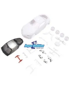 Carrocería para pintar 94mm + llantas Kyosho Mini-Z AWD Toyota GR Supra MZN202 - Carrocerías para pintar - Blanca Kyosho Mini-Z