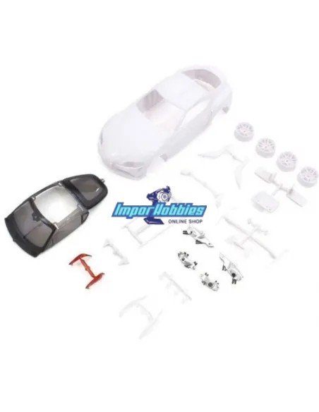 Carrosserie blanche à peindre 94mm + Jantes Kyosho Mini-Z AWD Toyota GR Supra MZN202 - Carrosseries à peindre (Blanche) Kyosho M