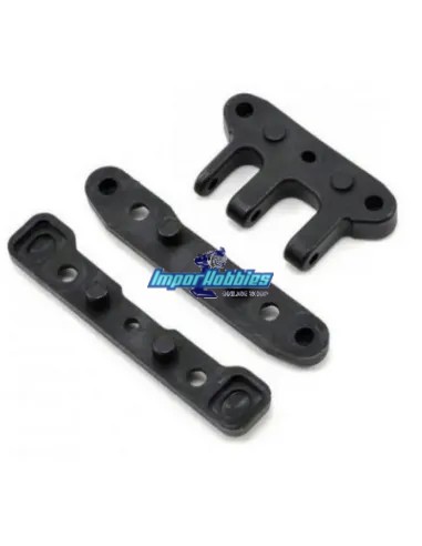 Support pour triangles inférieurs et renfort de châssis Hobao Hyper SS / SSe 90003 - Hobao Hyper SS & SSe GP - EP