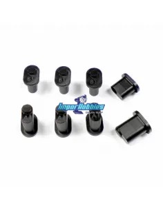 Set insertos roll-center Tipo A (8 U.) KM Racing HK-1 HK509A - KM H-K1 - Ultimas Unidades - En Liquidación