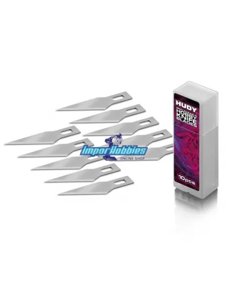Cuchillas de reemplazo para Cutter 188980 (10 Uds.) Hudy 188984 - Outils Hudy