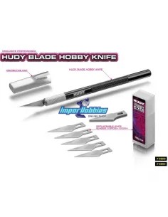 Scalpel avec manche en aluminium Hudy 188980 - Outils Hudy 2