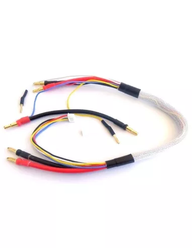 Double Lipo Charge Lead 2x2S Tubes 61cm 10AWG banana 4mm / 4-5mm Fussion FS-00110 - Charging Cable - Pro AMP & Standard