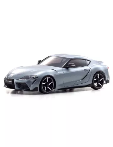 Painted Body 94mm Kyosho Mini-Z AWD Toyota GR Supra Gray Metallic MZP450GM - Painted and decorated 94mm - Auto Scale Collection 