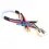 Cable de carga lipo 4S Tubes banana 4mm / 5mm 61cm 10AWG Fussion FS-00115 - Cables de carga Pro AMP & Standard