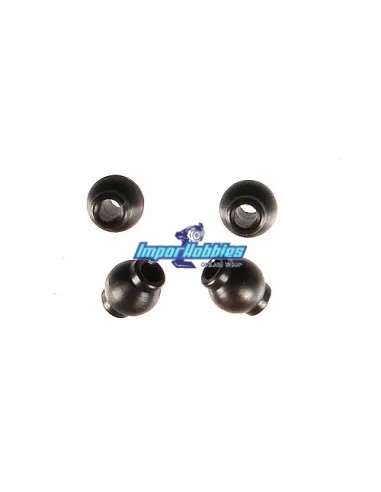 Boules de chappes d'amortisseurs 6.8mm (4 U.) Hobao Hyper 7 / 8 / SS / VS / VT 30004 - Hobao Hyper 8 & 8.5 Nitro