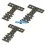 Pletine T carbone Soft MM & LM (3 U.) Kyosho Mini-Z MR-03 / RWD MZW403S