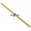 Embout Allen 3.0x100mm Ti-Nitride Fussion FS-AH04