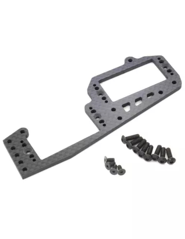 Carbon Radio Plate - 3.0mm Kyosho Inferno MP10 / MP10T IFW628 - Kyosho Inferno MP10 - MP10 TKI2 Nitro Kit - Spare Parts & Option