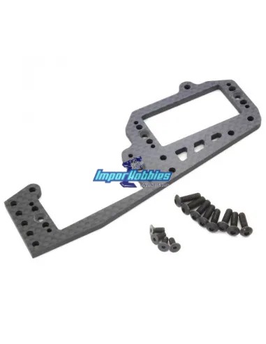 Platine de servo en carbone 3.0mm Kyosho Inferno MP10 / MP10T IFW628 - Kyosho Inferno MP10 - MP10 TKI2 Nitro Kit - Pièces detach