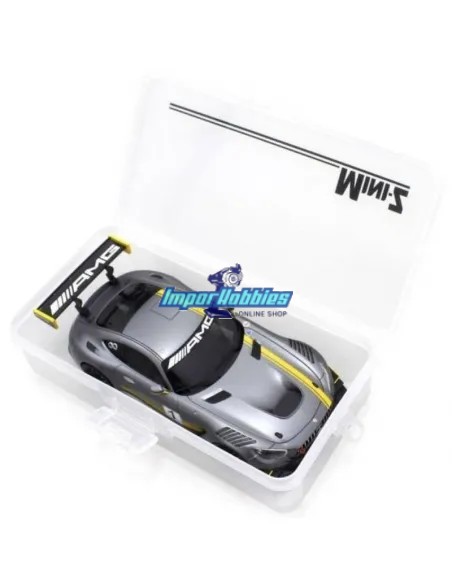 Caja / Estuche transporte con bandeja para Kyosho Mini-Z MR-03 - RWD - AWD MZW123 - Accesorios Kyosho Mini-Z
