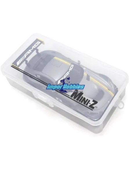 Caja / Estuche transporte con bandeja para Kyosho Mini-Z MR-03 - RWD - AWD MZW123 - Accesorios Kyosho Mini-Z