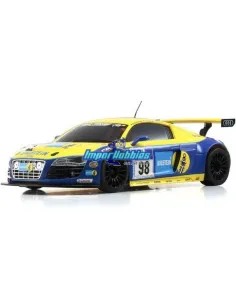 Carrosserie peinte 98mm Kyosho Mini-Z MR-03 / RWD Audi R8 LMS NRG 2010 98 MZP239BT - Peint et décorée 98mm - Auto Scale Collecti