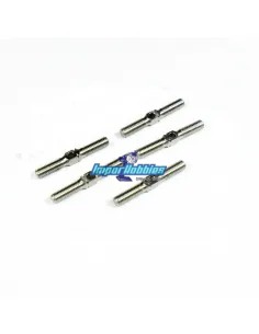 Juego tirantes titanio 23mm (5 Uds.) KM Racing HK-1 HK801Ti-23 - KM H-K1