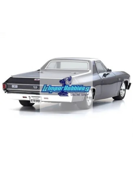 Kyosho Fazer Chevy El Camino SS 396 1969 Tuxedo Black 1/10 4WD MK2 FZ02L Readyset 34419T1 - Coches de radiocontrol Touring / Dri