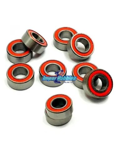 Roulement a billes d'cloche et transmission - Hybrid Ceramic 5x10x4mm (10 U.) Fussion FS-BC021 - Hobao Hyper 8 & 8.5 Nitro