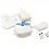 Boitier recepteur et batterie blanc V2 Kyosho Inferno MP9 / MP10 / MP10T IFF001WB