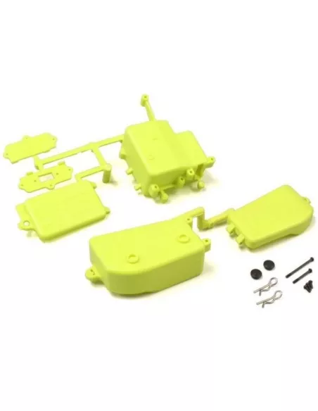 Receiver & Battery Box V2 - Yellow Kyosho Inferno MP9 / MP10 / MP10T IFF001KYB - Kyosho Inferno MP9 TKI2 / TKI3 - Spare Parts & 