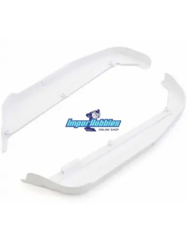 Bavettes laterales de chassis - Blanches Kyosho Inferno MP10 / MP10e / MP10T IFF005W - Kyosho Inferno MP10 - MP10 TKI2 Nitro Kit