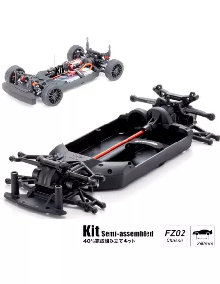 Kyosho Fazer Chassis Set 1/10 4WD MK2 FZ02 34461 - RC Cars Touring / Drift / Rally 1/10 Scale