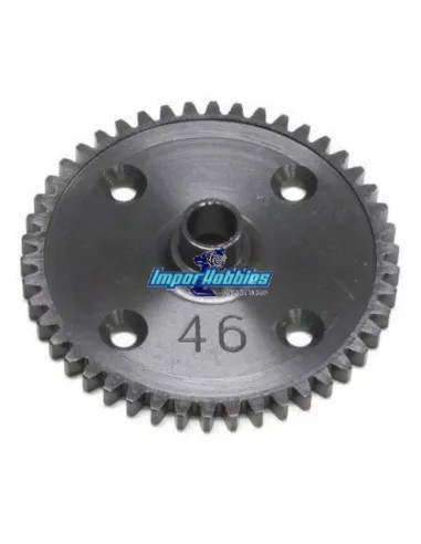 Couronne de différentiel centrale 46T V2 Kyosho Inferno MP9 / MP10 IF410-46B - Kyosho Inferno MP9 TKI2 / TKI3 - Pièces detachées