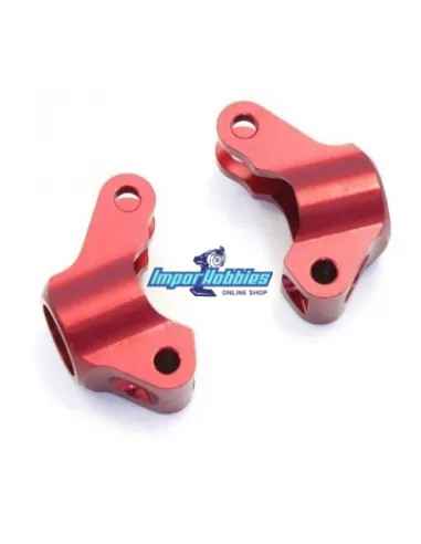 Manguetas traseras aluminio rojas (2 Uds.) Kyosho Mini-Z Buggy MBW019R - Kyosho Mini-Z Buggy - Repuesto y Opciones