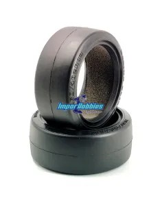 Neumático de goma slick medium 26mm con insert Escala 1/10  AMR-92442 - Ruedas Escala 1/10 Touring - Gomas & Espuma