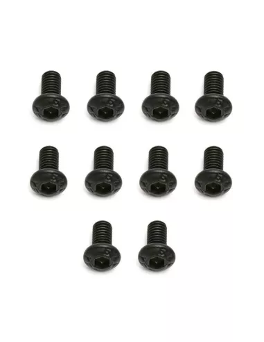 Button Head Screw - M3x6mm BHCS (10 U.) Team Associated AS31531 - Team Associated RC8B Factory Kit - Spare Parts & Option Parts