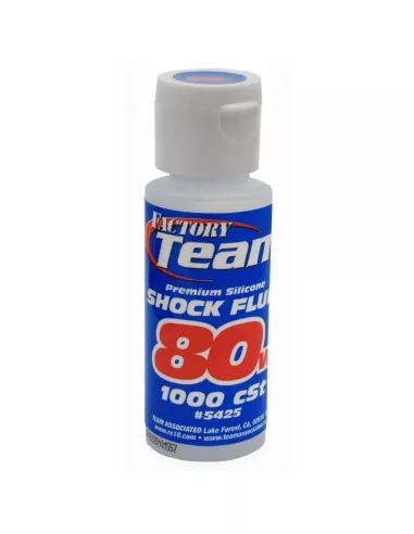 Shock Silicone Oil 80wt / 1000cps Team Associated AS5425 - Team associated Silicone Fluids