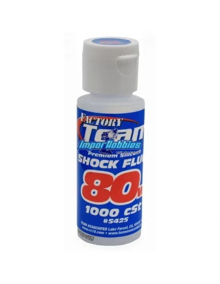 Silicone pour amortisseur 80wt / 1000cps Team Associated AS5425 - Silicones Team Associated