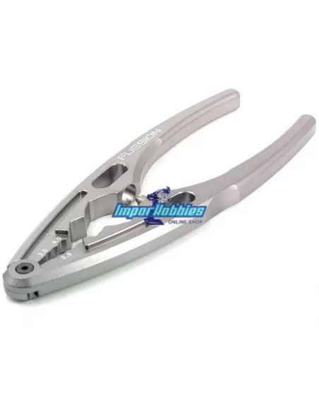 Pince pour tiges d'amortisseur argent Fussion FS-AC021 - Outils Fussion