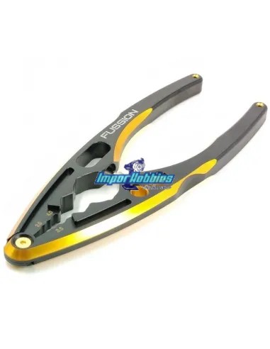 Pince pour tiges d'amortisseur noir-doré Fussion FS-AC025 - Outils Fussion
