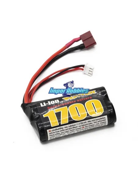 Accu LI-ION 7.4V 1700MA 15C T-Deans Prise Funtek RC FTK-21001 - Funtek RC STX 1/12 XL