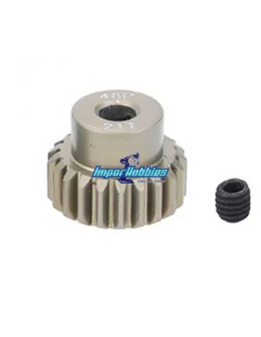 Pignon aluminium Hard 21T 48P 1/10 Scale Fussion FS-PG056-H - Team Associated B4 / T4 - Pièces detachées et options