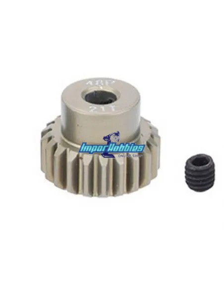 Pignon aluminium Hard 21T 48P 1/10 Scale Fussion FS-PG056-H - Team Associated B4 / T4 - Pièces detachées et options