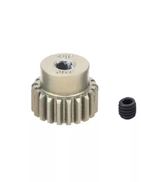 Pinion Gear Aluminium Hard 20T 48P 1/10 Scale Fussion FS-PG055-H - Team Associated B4 / T4 - Spare Parts & Option Parts