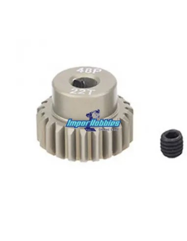 Pignon aluminium Hard 22T 48P 1/10 Scale Fussion FS-PG057-H - Team Associated B4 / T4 - Pièces detachées et options