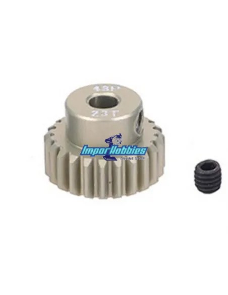 Piñón aluminio 23T 48P Escala 1/10 7075 Hard Fussion FS-PG058-H - Team Associated B4 / T4 (Todos) - Repuesto y opciones