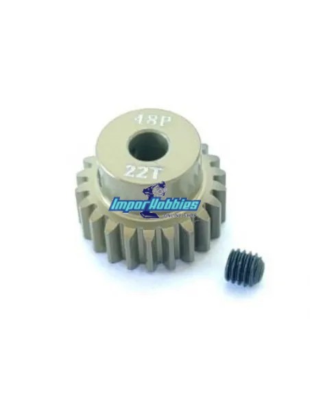 Pignon moteur aluminium-titane Hard 22T 48P 1/10 Scale Fussion FS-PG010-T - Team Associated B4 / T4 - Pièces detachées et option
