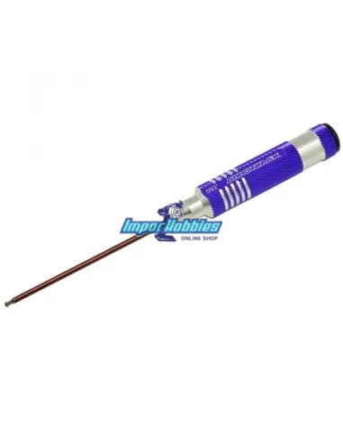 Llave allen bola mango aluminio (3/32) 0.93x120mm Arrowmax AM120293 - Herramientas Arrowmax