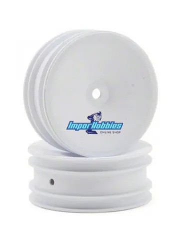 Llanta delantera blanca 2WD Hex. 12mm 2.2 (2 U.) Team Associated B4.2 / RB5 / RB6 AS9690 - Team Associated B4 / T4 (Todos) - Rep