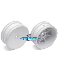 Front Buggy Wheels White 2WD  - Hex. 12mm 2.2 (2 U.) Team Associated B4.2 / RB5 / RB6 AS9690 - Team Associated B4 / T4 - Spare P 2