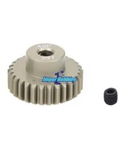 Pignon aluminium Hard 29T 48P 1/10 Scale Fussion FS-PG064-H - Team Associated B4 / T4 - Pièces detachées et options