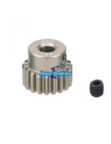 Pignon aluminium - Hard 19T 48P 1/10 Scale Fussion FS-PG054-H - Team Associated B4 / T4 - Pièces detachées et options