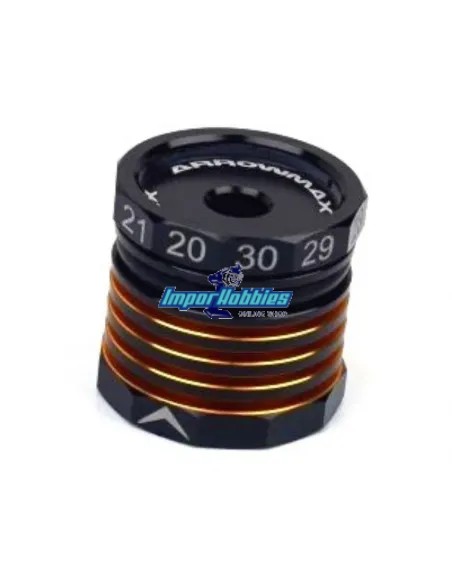 Comprobador de altura ajustable 20-30mm 1/10 & 1/8 Buggy Black Golden Arrowmax AM171095 - Herramientas de Set-up